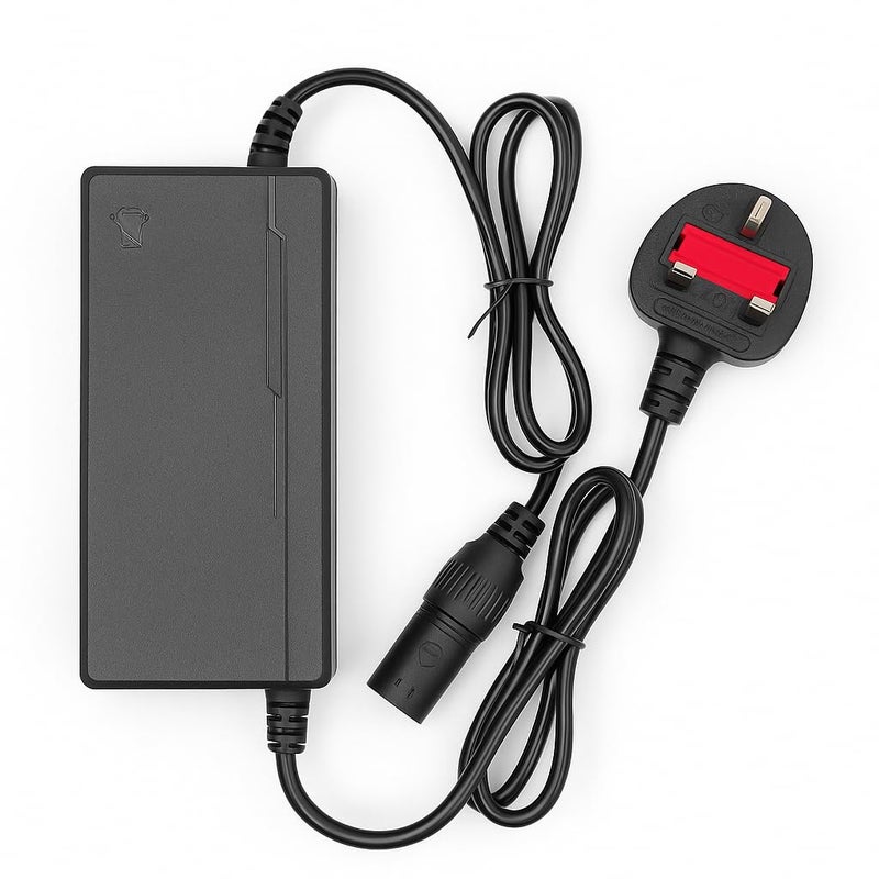 FUKUKAWA® 48V 2A Electric Scooter & E-Bike Battery Charger DC 54.6V Output | Fast & Safe Smart Charger with Multi-Protection, Overheat & Overcurrent Safety | 220V UK Plug for Lithium Battery Delivery - Image 1