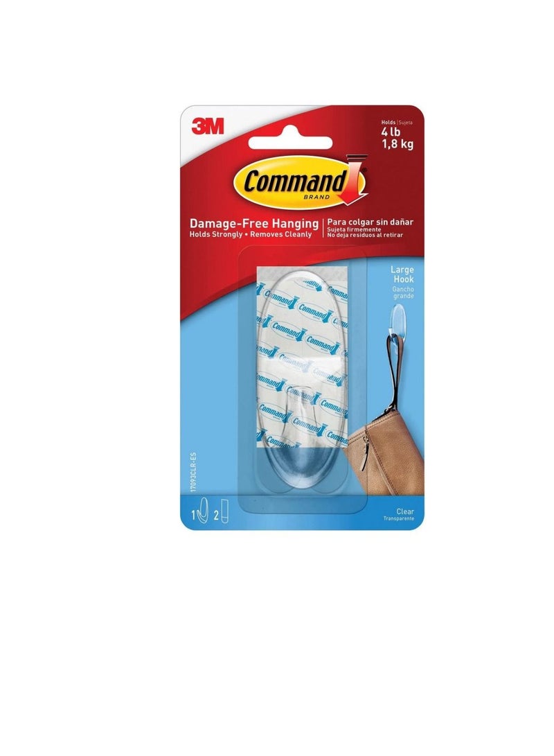 3M Clear Large Hook - Image 2