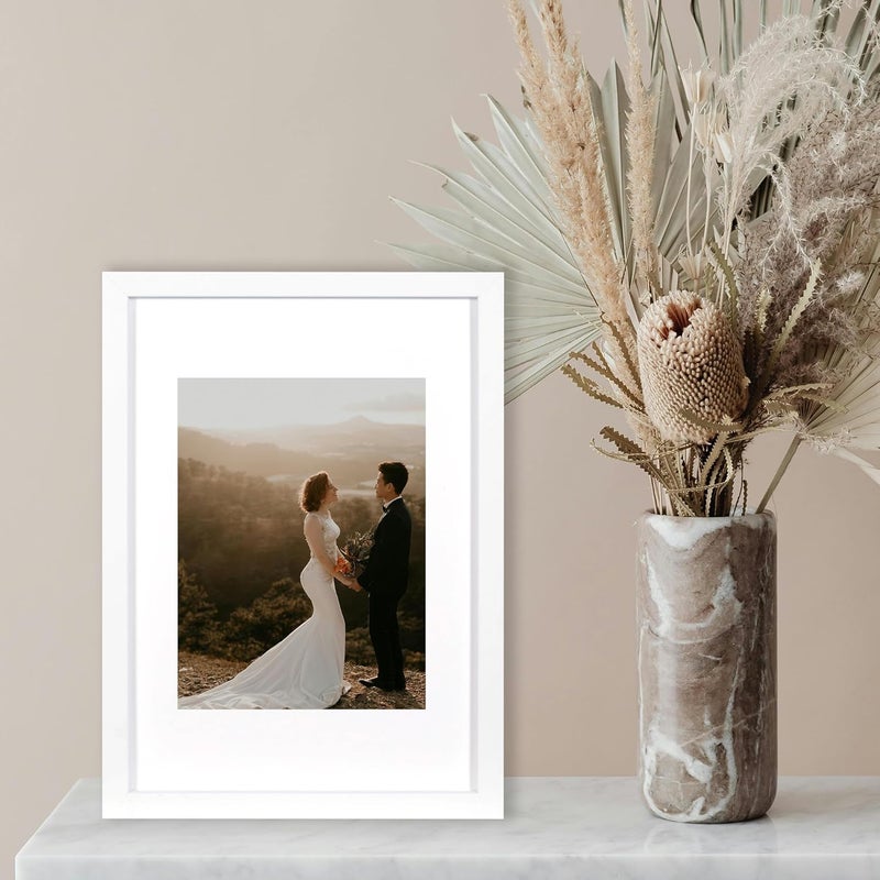 KAIWIN إطار صور KAIWIN أبيض A3 مجموعة من 3 - 21 × 30 سم (A4) مع حشوة، إطار صور بزجاج أكريليك للتعليق، للصور والملصقات والألغاز | إطار ملصق جودة مطابقة لسوق السعودية - Image 4