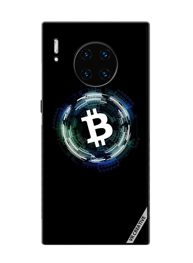 VR CREATIVE Protective Case Cover For Huawei Mate 30 Pro Bitcoin Design Multicolour - Image 1