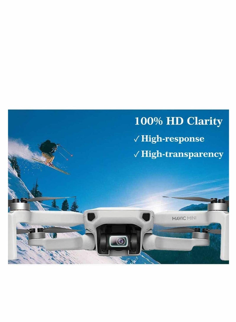SYOSI Lens Screen Protector for DJI Mavic Mini 2 / DJI Mini - Drone, 0.3mm 9H Hardness Tempered Glass Lens Saver Accessory Anti-Scrach, 6 Pack - Image 4