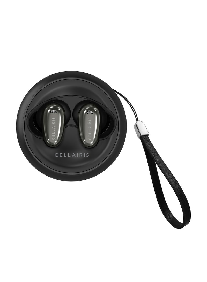 Cellairis STELLAR TWS Wireless Earphones – Bluetooth 5.4, Auto Pairing, True Wireless Stereo – Black - Image 3