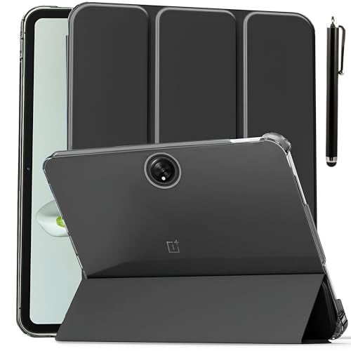 ProElite Cover for OnePlus Pad Go 11.35 inch Case Cover, Transparent Flip Case Cover for OnePlus Pad Go 11.35 inch 2023 with Stylus, Support Auto Sleep Wake, Black - Image 1