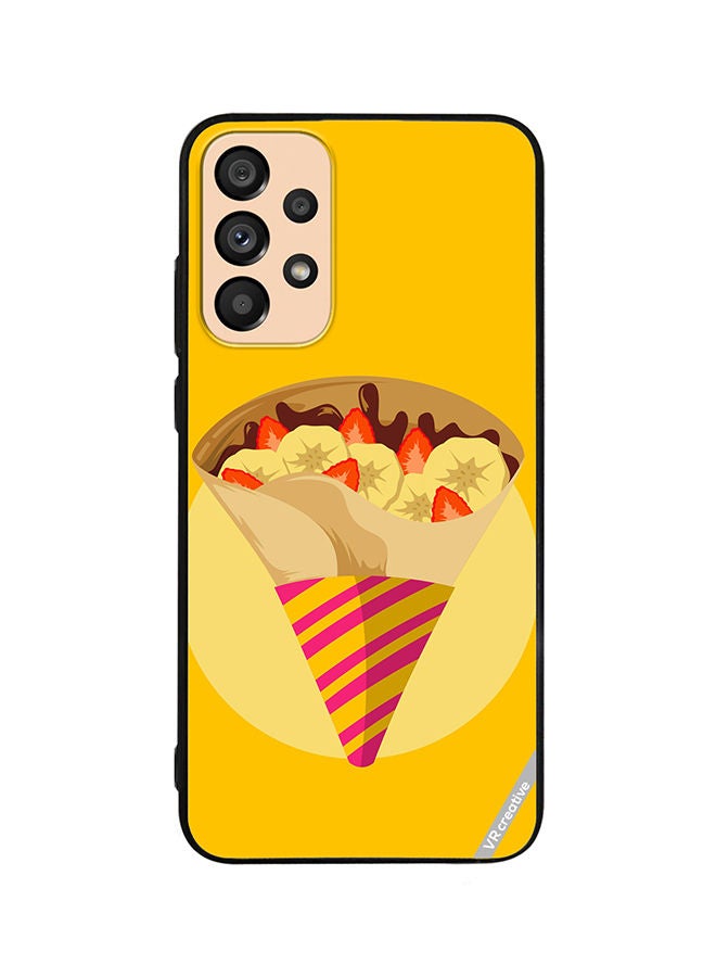 VR CREATIVE Protective Case Cover For Samsung Galaxy A72 A Delicious Crepes With Lots Of Toppings Design Multicolour - Image 1