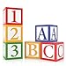 Denylo pro 6 Pieces ABC and 123 Friends Street Party Decorations 12 X 12 Inch ABC Alphabet Block Boxes Party Favor Balloon 123 Balloon Box Inspire Story Birthday Party Decor for School Celebration Baby Shower - Image 3