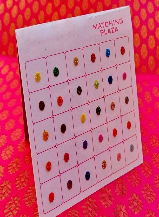 فاما ملصقات كومكوم صغيرة مستديرة متعددة الألوان لامعة براقة من فاما فاشنز، ملصقات جبين لامعة فاخرة للنساء والسيدات (مقاس 3 مم، عبوة من 180 بيندي) - Image 5