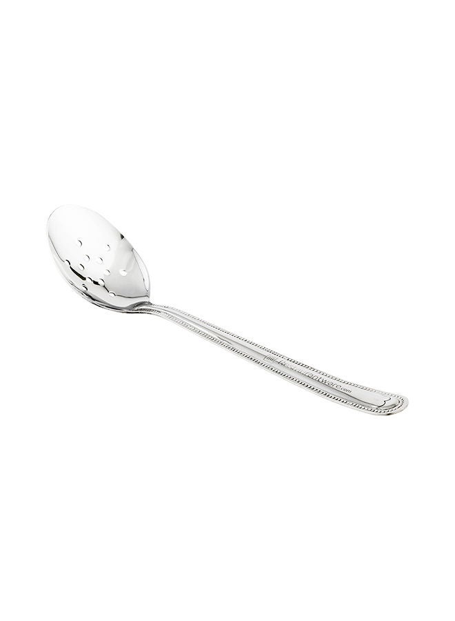 Restaurantware 9 Inch x 2.2 Inch Serving Spoon, 1 Perforated Catering Spoon - Polished Finish, Dishwashable, Stainless Steel Buffet Spoon, Serving Utensil For Parties, Catering, Banquets, or Homes - Image 4