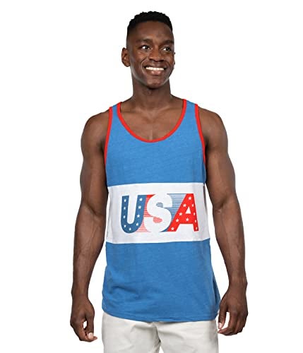 Tipsy Elves Men's USA Tank Top Size Large - Image 2