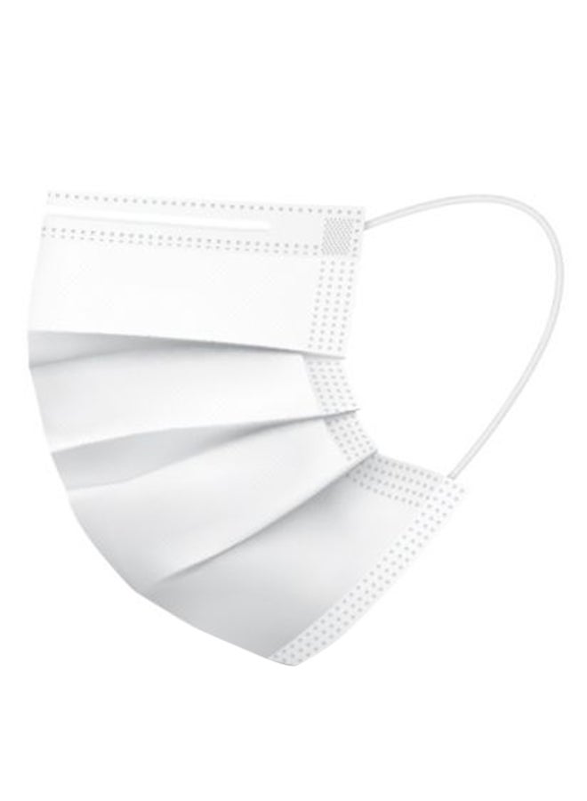 قناع الوجه 3 طبقات 50S - أبيض