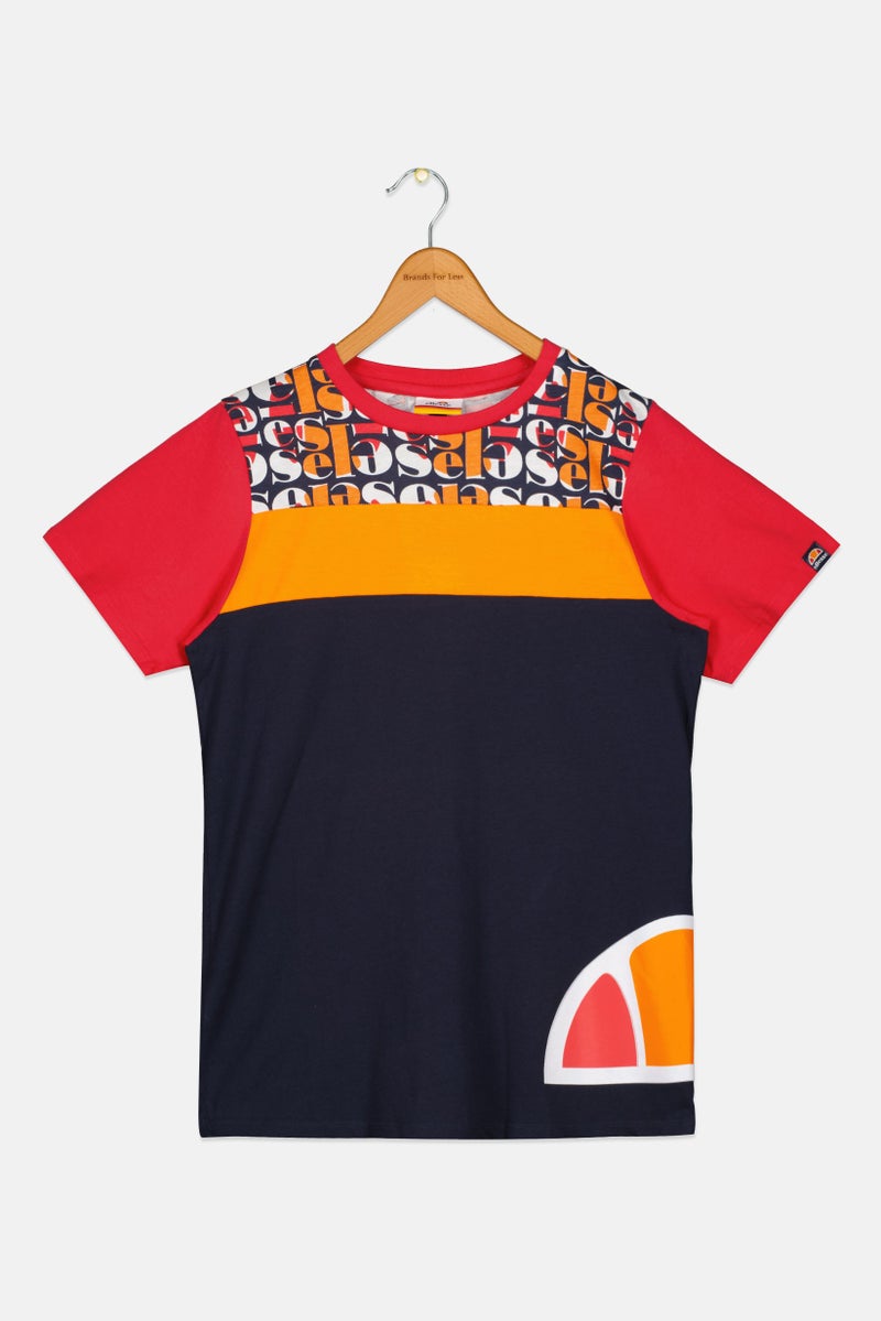 Ellesse Kids Boy Brand Logo Outdoor T-Shirt, Multicolor - Image 2