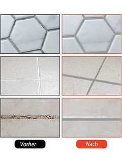 KASTWAVE 4 Pieces Tile Pen Wall Grout Restorer Pen, High Quality Wear Resistant Pen Tip Waterproofing After Drying, for Restoring Tile Grout Wall Floor Bathrooms and Kitchen, White  - Image 4