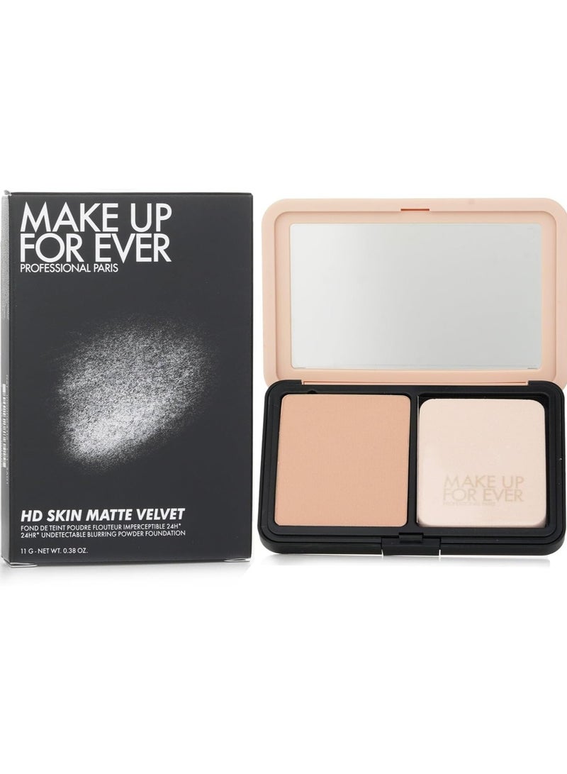 Make Up For Ever HD Skin Matte Velvet 24HR Undetectable Blurring Powder Foundation - # 1R12 11g/0.38oz - Image 4