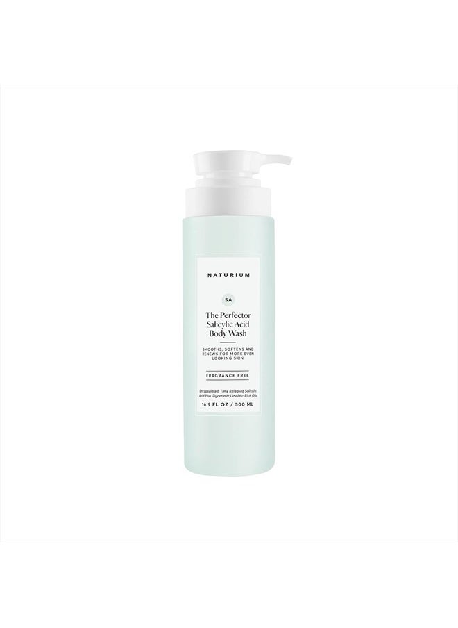 NATURIUM The Perfector Salicylic Acid Body Wash, Gentle & Smoothing Cleanser, 16.9 oz  - Image 1