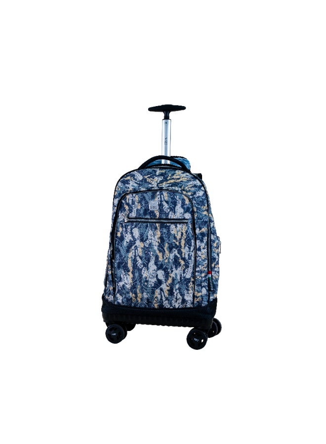 Wires WIRES 4 Wheels printed trolley 19" with lunch bag and pencil case  - Image 2