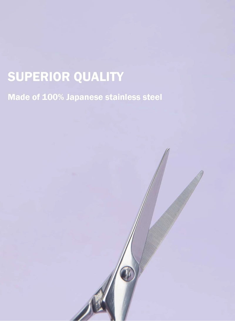 Generic Professional Hair Scissors - Stainless Steel Hair Cutting Scissors - Razor Edge Barber Scissors for Men and Women - Premium Scissors for Hair Cutting, Salon and Home Use. multicolour  - Image 4