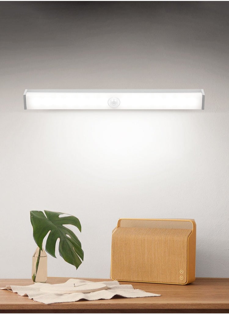 Goeco Body Sensor Cabinet Night Light 30*2.2cm White With USB Charging  - Image 1