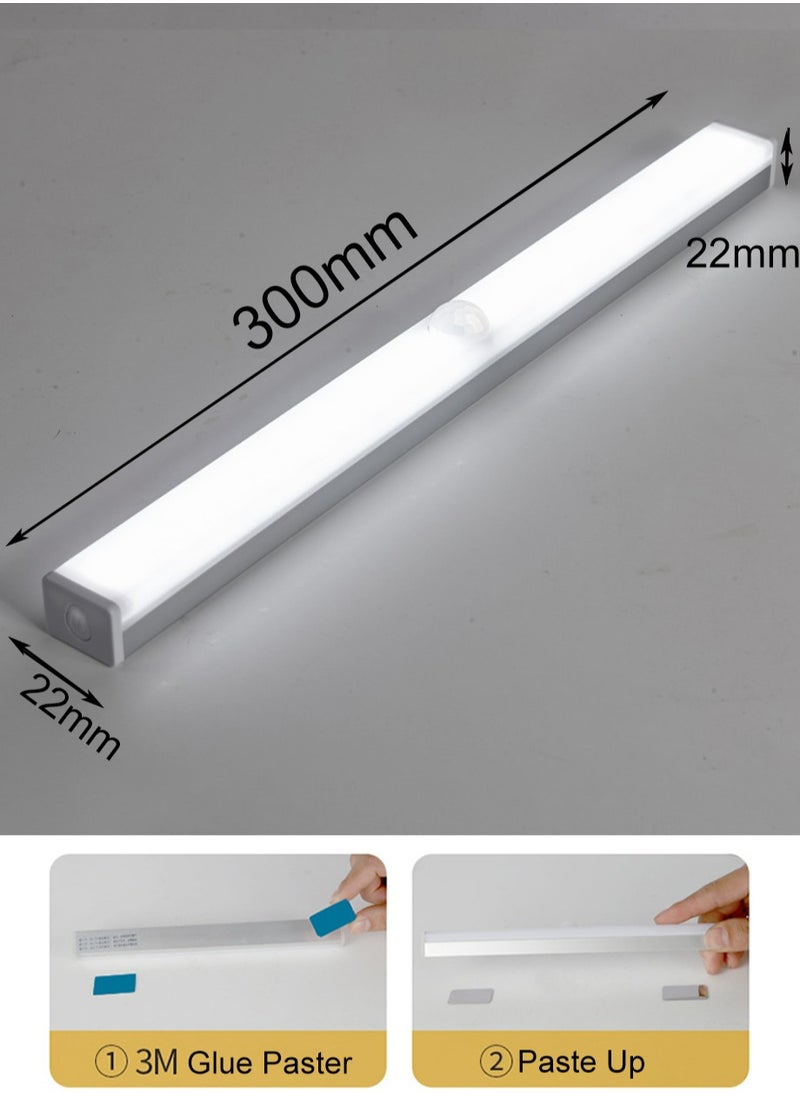 Goeco Body Sensor Cabinet Night Light 30*2.2cm White With USB Charging  - Image 4