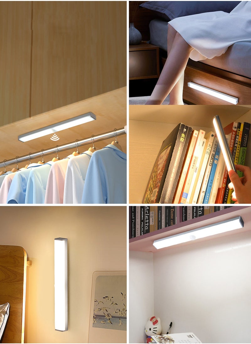 Goeco Body Sensor Cabinet Night Light 30*2.2cm White With USB Charging  - Image 5