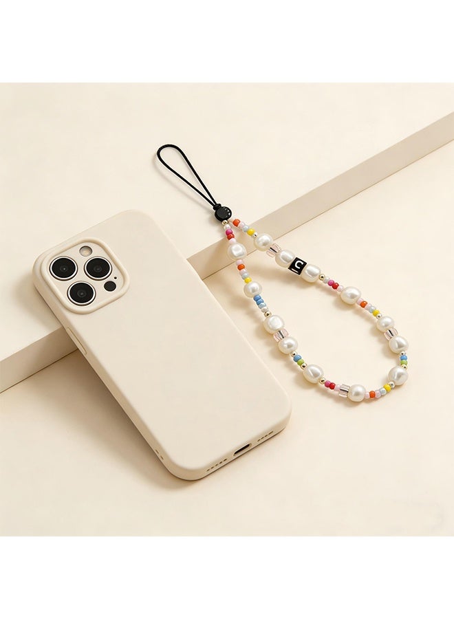 Beaded Mobile Phone Lanyard, Detachable Wrist Strap Lanyard, Phone Lanyard Phone Accessories for Women, Suitable for Camera and Mobile Phone Chain Pendants - Image 2