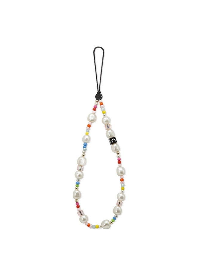 Beaded Mobile Phone Lanyard, Detachable Wrist Strap Lanyard, Phone Lanyard Phone Accessories for Women, Suitable for Camera and Mobile Phone Chain Pendants - Image 1