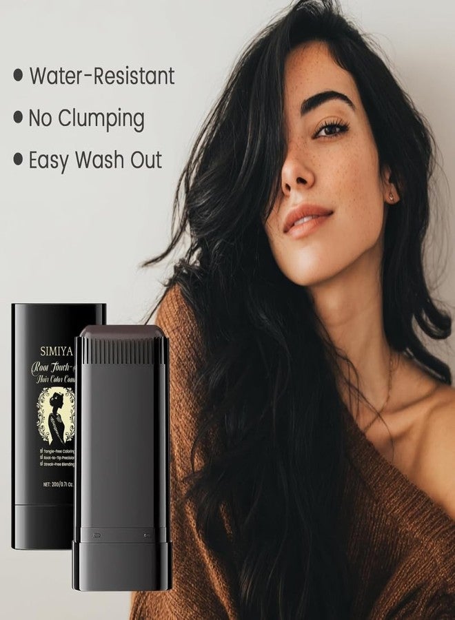 SIMIYA Hair Color for White Hair Coverage | Waterproof & Sweat-Proof | Easy Comb Applicator | Quick Root Touch-Up for Men & Women | Temporary Black Hair Color Pen | Pack of 1 - Image 3