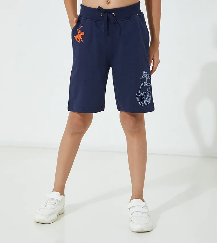 Beverly Hills Polo Club Printed Elasticated Shorts