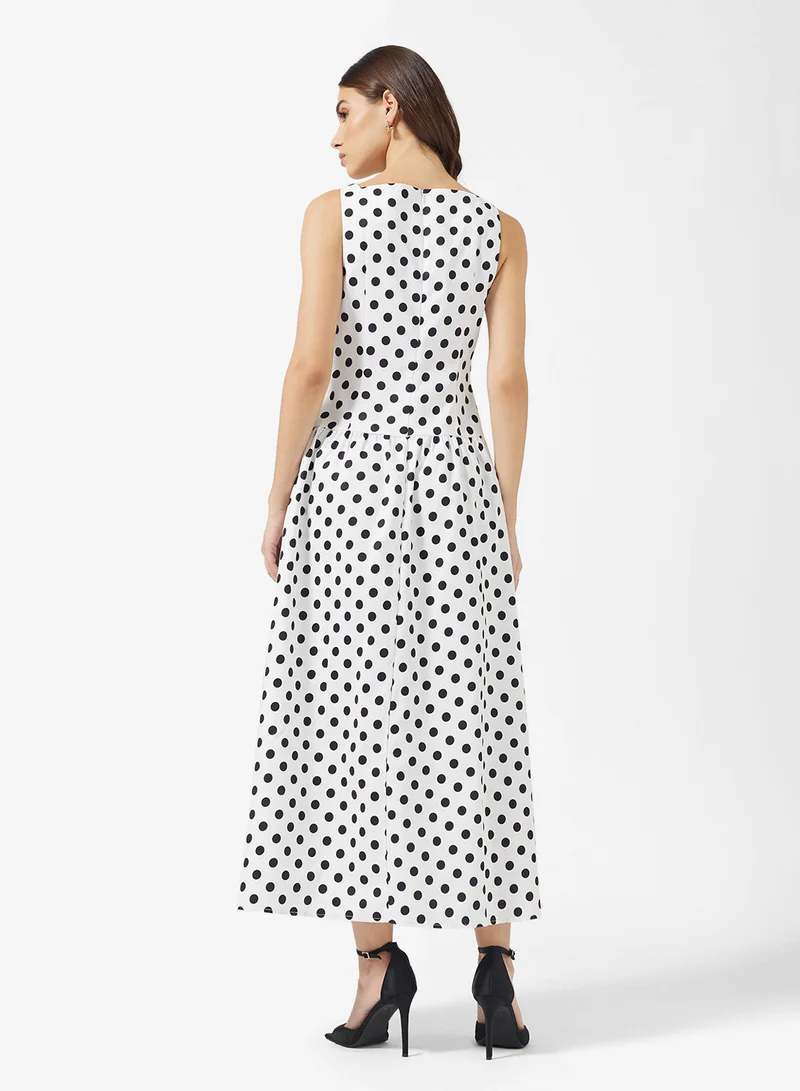 ELLA Polka Print Dress