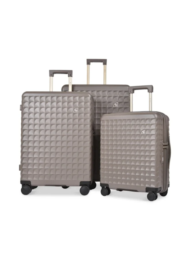 MAGELLAN Hard Shell Suitcase Set PC Trolley 3-Piece Luggage Set MH051/3P 20 24 28 Inch with TSA Lock USB Port 4 Double Spinner Wheels