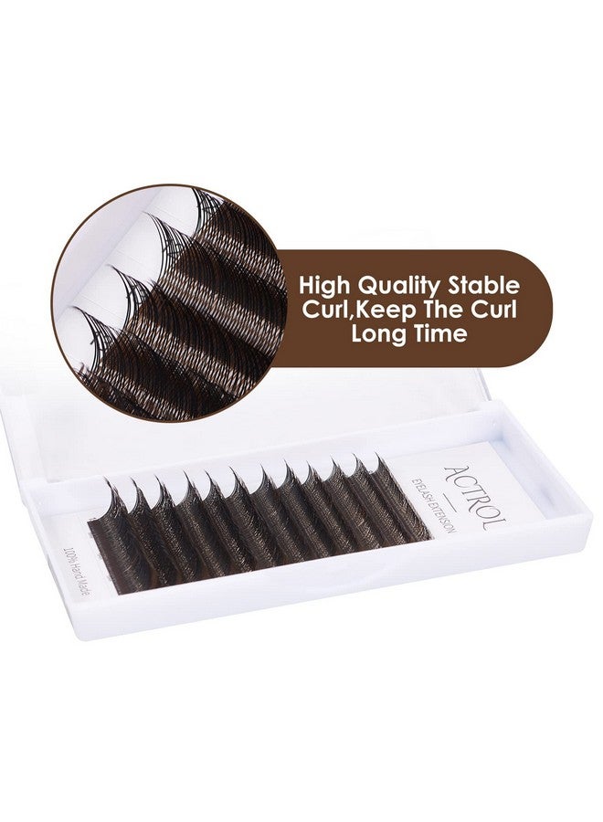 ACTROL Yy Eyelashes Extension Lashes Dark Brown D Curl 0.07Mm 815Mm Mixed Y Lash Volume Extension Easy Fans Y Shaped Premade Soft Eyelashes Supply - Image 4