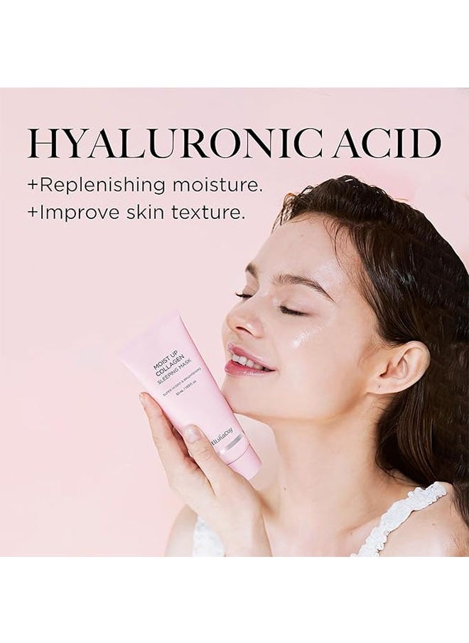 elishacoy - Moist Up Collagen Sleeping Mask, Super Hydro and Brightening, 50ml - Image 1