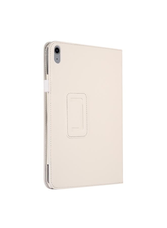 زبون حافظة لجهاز iPad 2025 / 2022 حافظة جلدية ذكية بملمس الليتشي مع حامل - Image 3