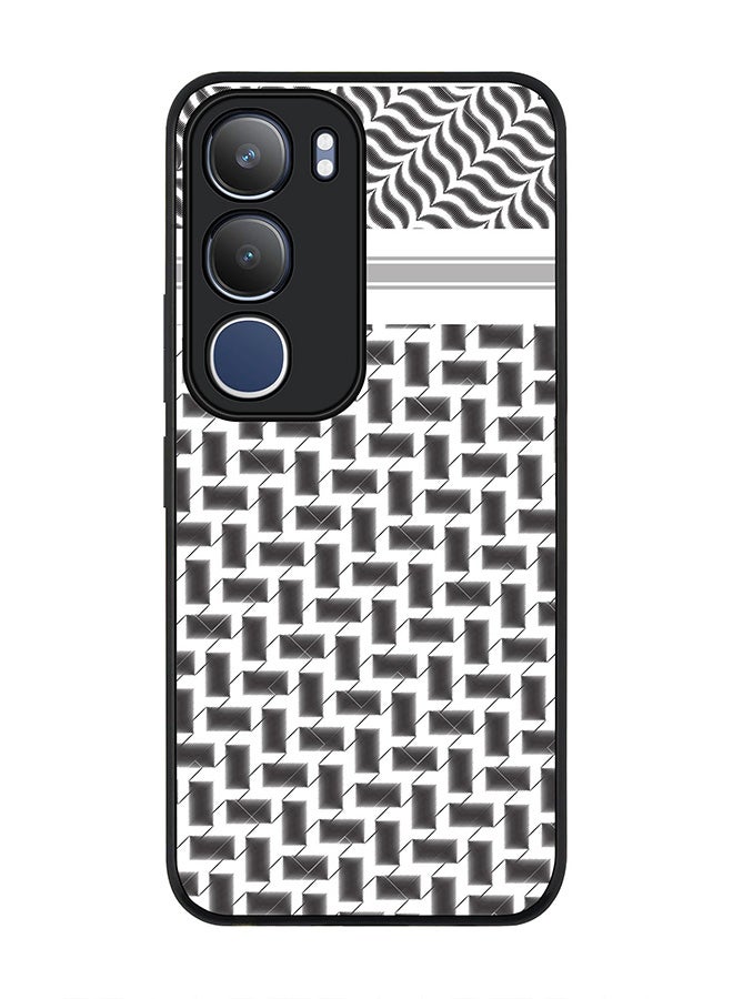 Stylizedd For vivo Y19s / Y19s Pro Case,Slim fit Camera Protection, Shockproof Thin Phone cover  - Shemag (Black)