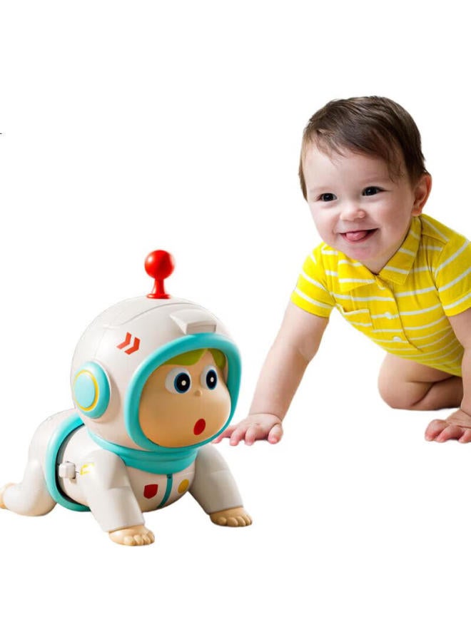 Xst Infant Crawling Toy, Crawling Doll With 8 Lifts, 6 Months Head-Lifting Practice, Early Education, Magic Sound Talking, Gift - Image 2