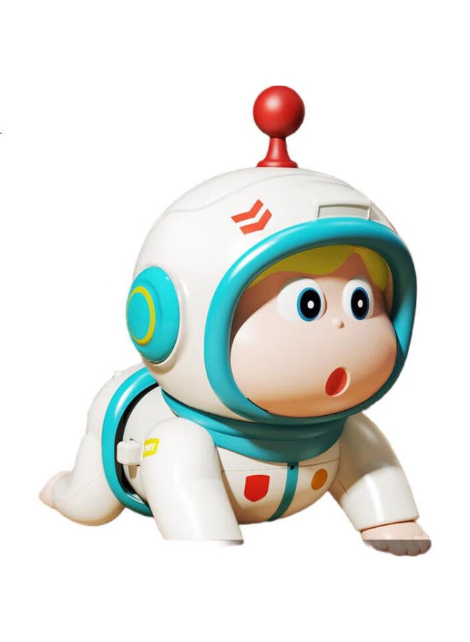 Xst Infant Crawling Toy, Crawling Doll With 8 Lifts, 6 Months Head-Lifting Practice, Early Education, Magic Sound Talking, Gift - Image 1