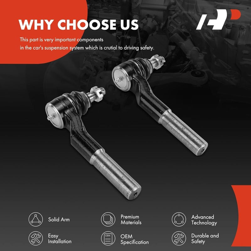 A-Premium Control Arm Tie Rod Kit for Ford F-250 F-350 - Image 5