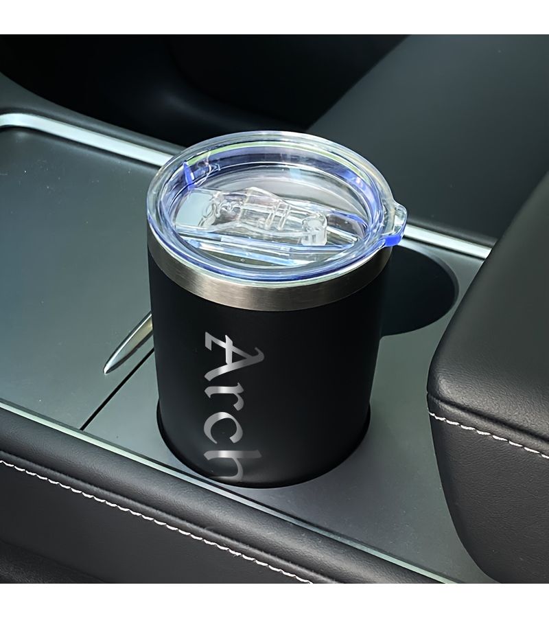 Black Sports Bottle 20 Oz Double Wall Stainless Steel Laser Engraved Leak Proof Gift - Image 4