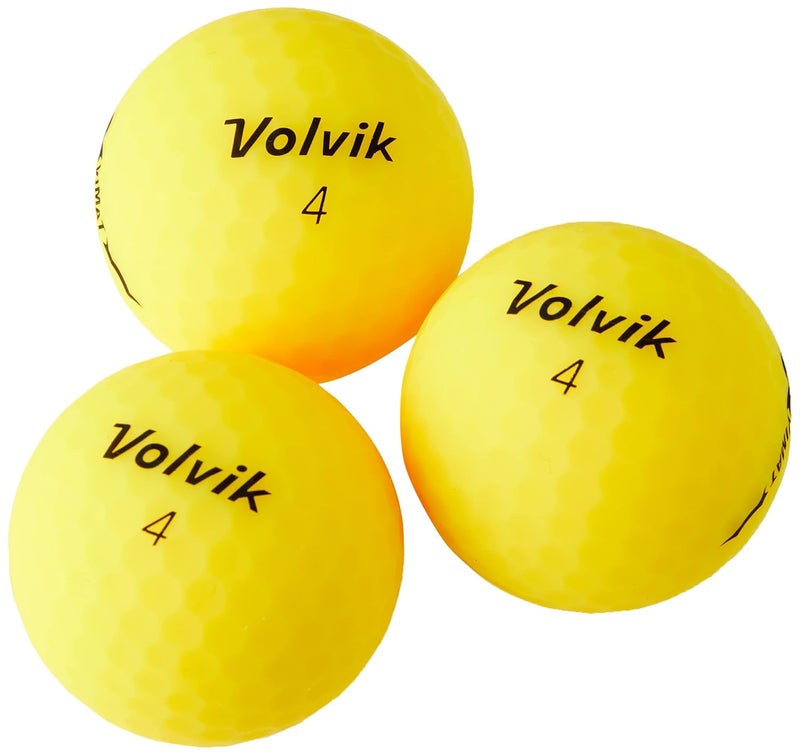 Volvik Vimat Soft Golf Balls (Yellow) - Image 3