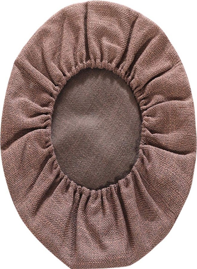 Kelendle Round Floor Pillow Cover Tatami Floor Cushion Cover Straw Japanese Futon Cover Meditation Seating Ottoman Throw Cover Protector for Living Room Indoor Outdoor Coffee,23.62 inches - Image 1