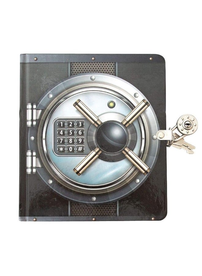 Playhouse Playhouse Vault Door Lock & Key Lined Page Diary for Kids  - Image 1