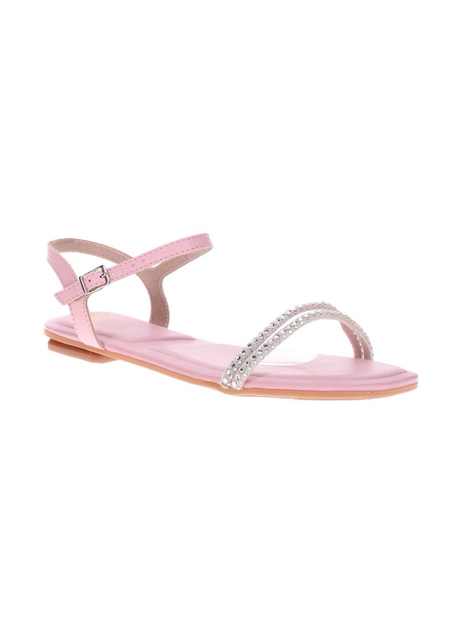 MOLEKINHA Embellished Back Strap Flat Sandals  - Image 1