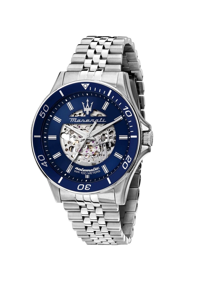 Maserati Sfida Automatic Silver Stainless Steel Blue Dial Watch R8823140011 - 44mm  - Image 2
