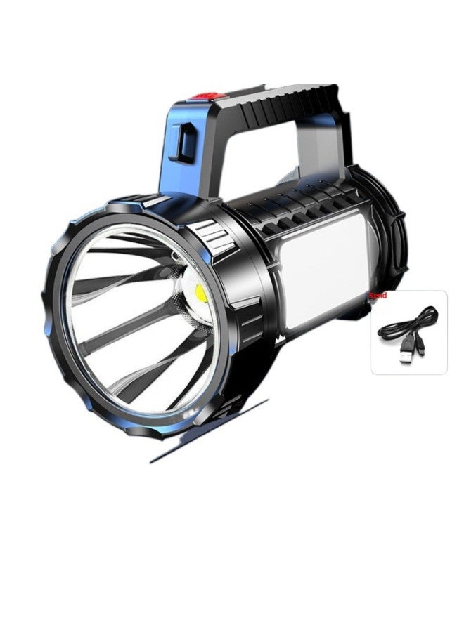 Strong Light Flashlight Rechargeable Ultra-bright Outdoor Searchlight Satchel Light Long-range Household Durable Portable Small Emergency Light