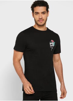 Skull Rose Logo T-Shirt