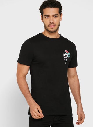 Skull Rose Logo T-Shirt