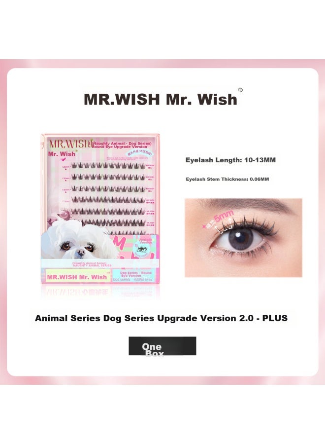 Mr. Wish Xingyuanxiansheng رموش اصطناعية متدرجة كثلاثية متطورة للكسالى، عباد الشمس 9-11مم بلس 120 عنقود - Image 2