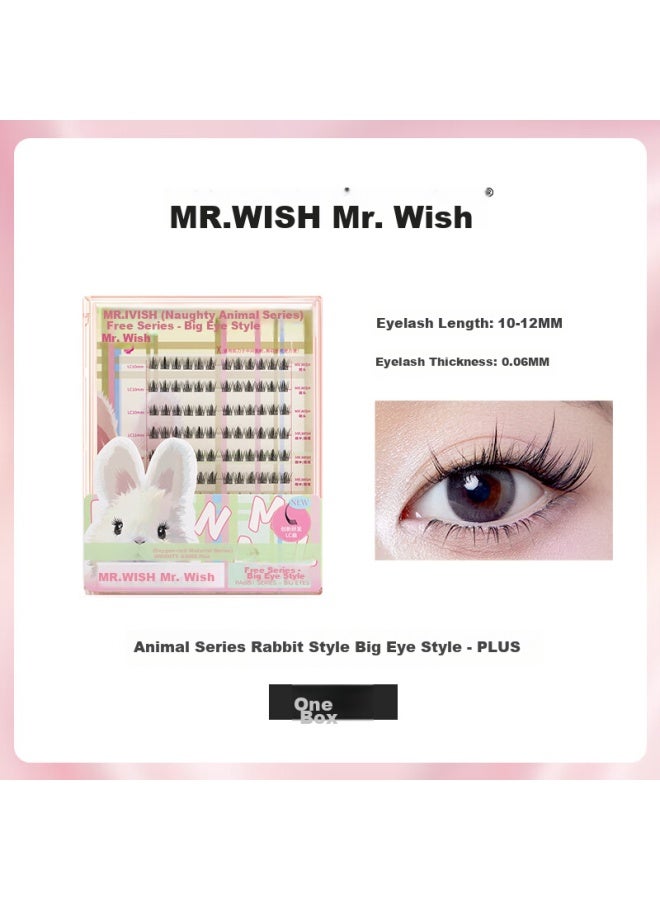Mr. Wish Xingyuanxiansheng رموش اصطناعية متدرجة كثلاثية متطورة للكسالى، عباد الشمس 9-11مم بلس 120 عنقود - Image 3
