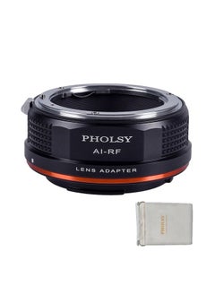 PHOLSY Lens Mount Adapter for Nikkor F/AI/AIS/AF/AF-I/AF-S Lens Compatible with Nikon F Lens to Canon EOS RF Mount Camera Body, Nikon F to RF  - Image 1
