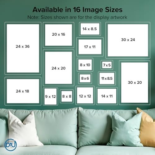 DistinctAndUnique Acrylic Floating Frames Gold Standoffs (3-Pack) 16" x 20" Clear Acrylic Frames for Wall Mount Floating Picture Frame, Diploma Poster Certificate Hanging Photo Display Degree Prints Artwork Documents - Image 5