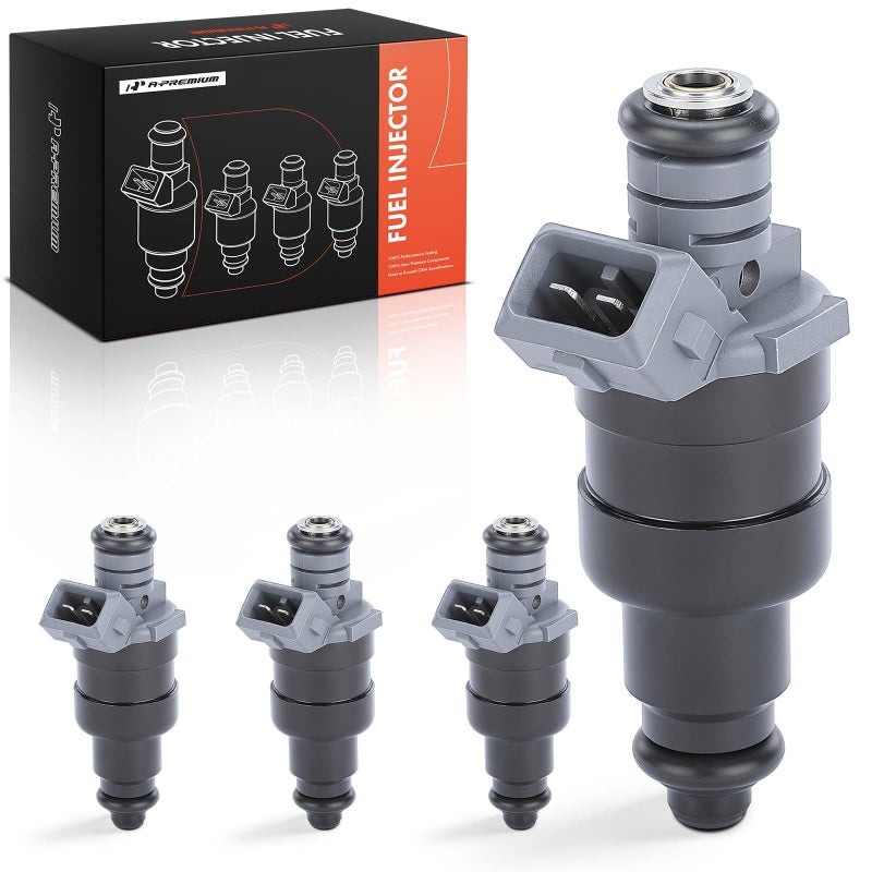 A-Premium APremium Fuel Injectors Compatible with Jeep Wrangler 19972002 Cherokee 19962000 TJ 19972002 Dodge Dakota 19962002 L4 25L Set of 4 Replace RL030778AB - Image 2