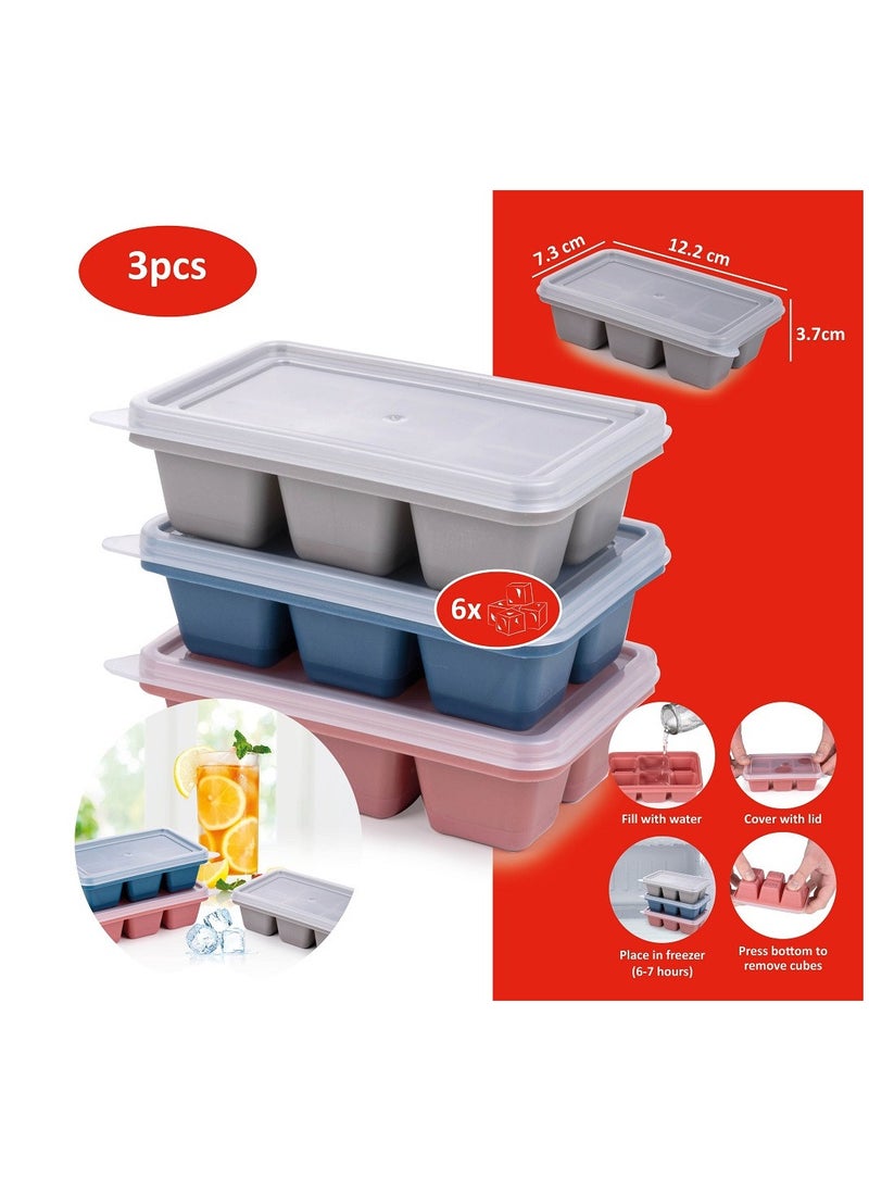 Ice Cube Maker 3 Pcs Mini